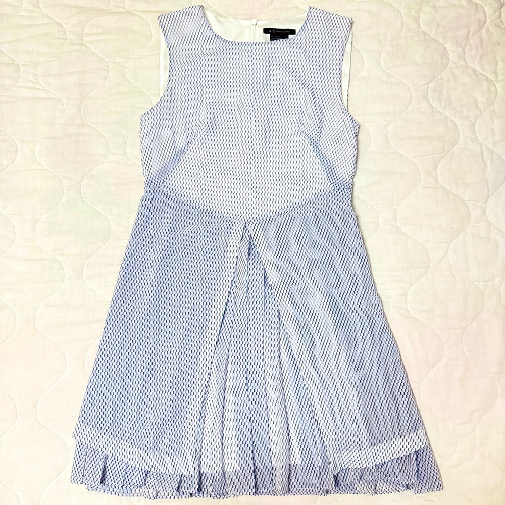 Armani Exchange ~ Elegant Pleated Pattern Dress!